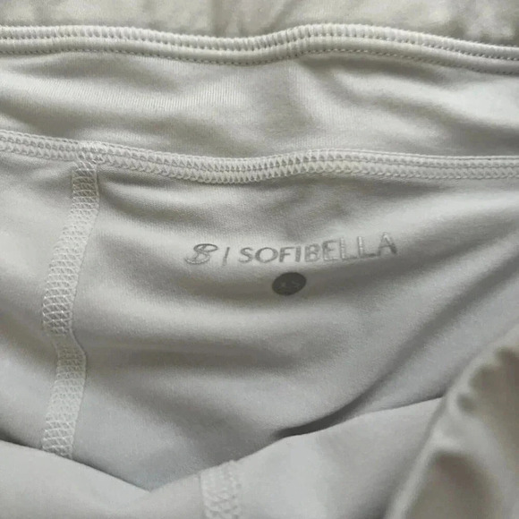 Sofibella Skirt Skort Colorful Watercolor Tie Dye Brushstrokes Women's Size XS - Picture 3 of 4